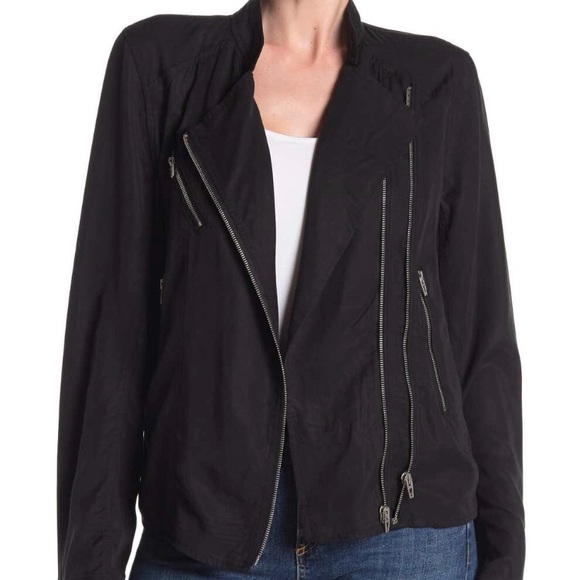 BLANKNYC Woven Moto Jacket NWT Blank NYC - Picture 1 of 6